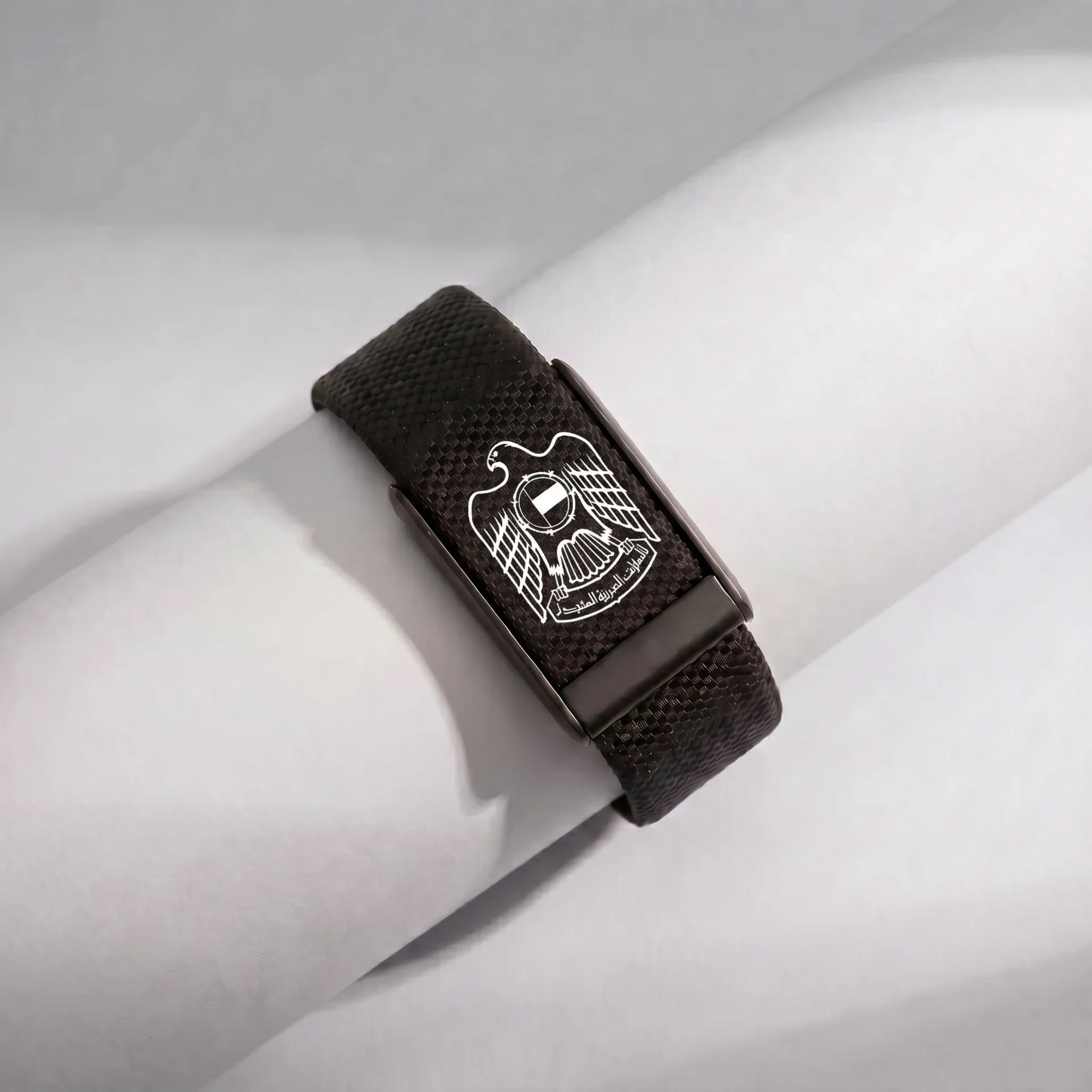 Golden emblem black