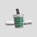Green Stoneset Cup Charm