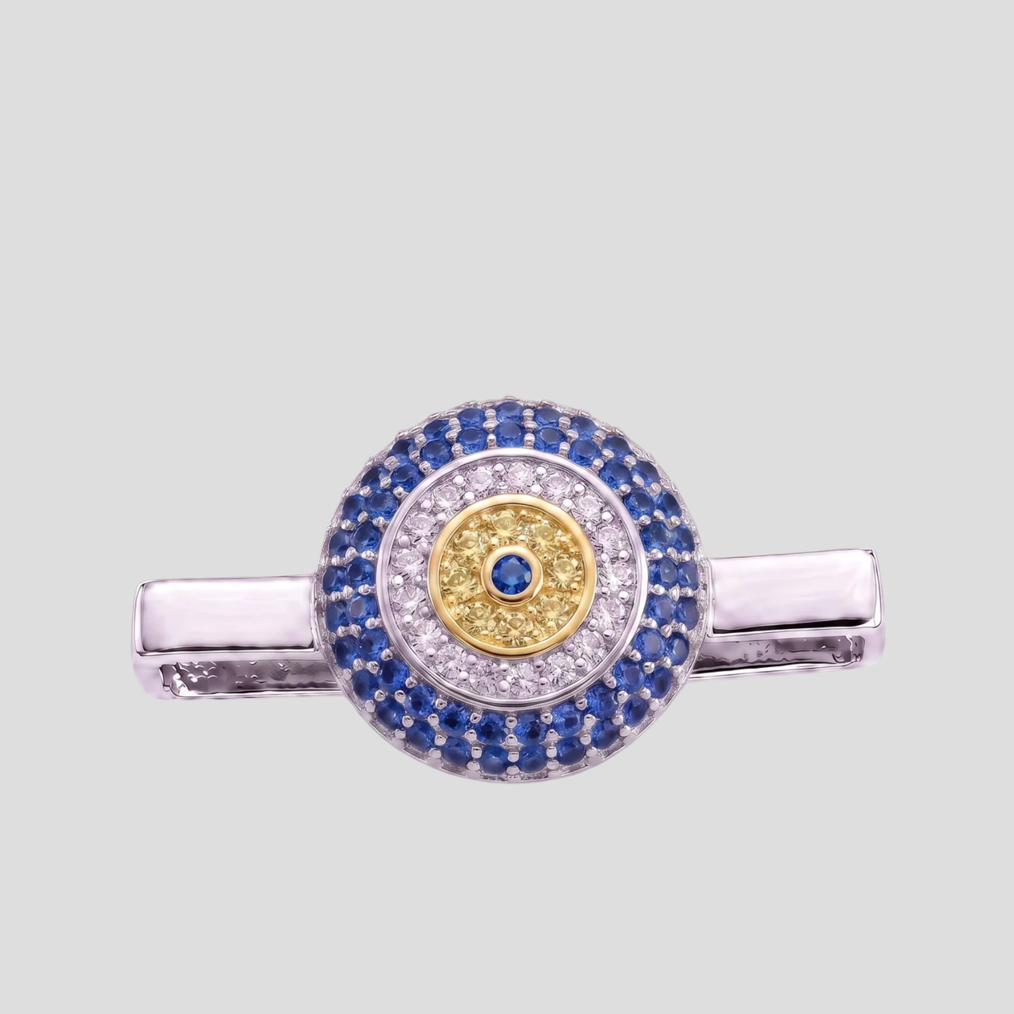 Blue Stoneset Eye Charm
