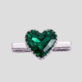 Emerald Hearts Charm