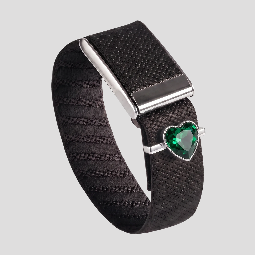 Emerald Hearts Charm